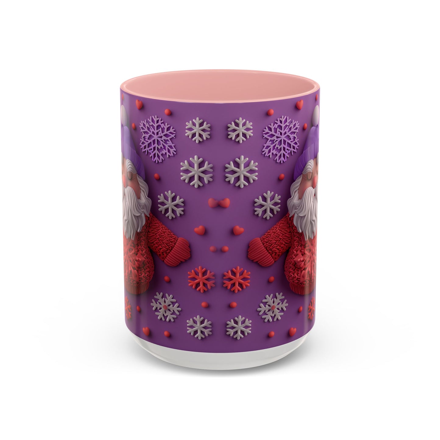 Knit Santa Pattern Mug | Accent Coffee Mug