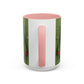 Green Knit Santa Mug | Accent Coffee Mug