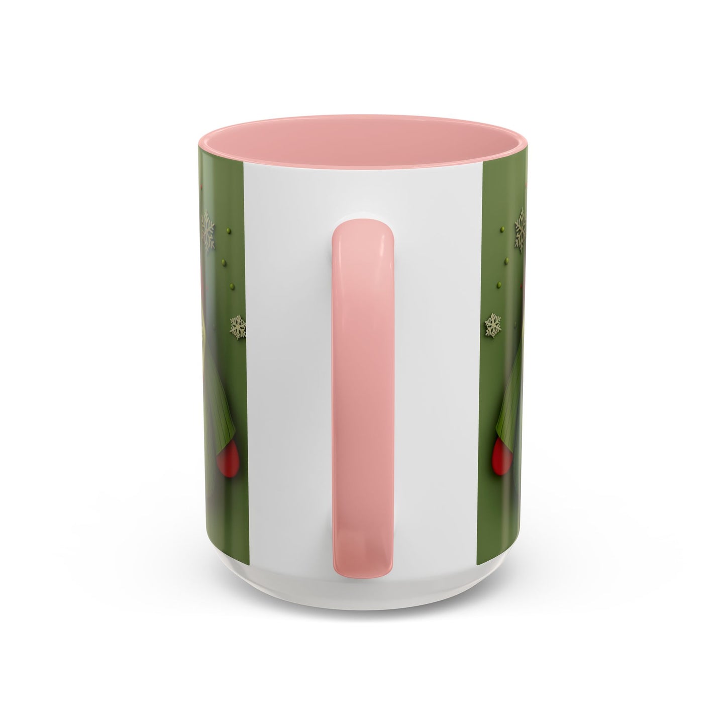 Green Knit Santa Mug | Accent Coffee Mug