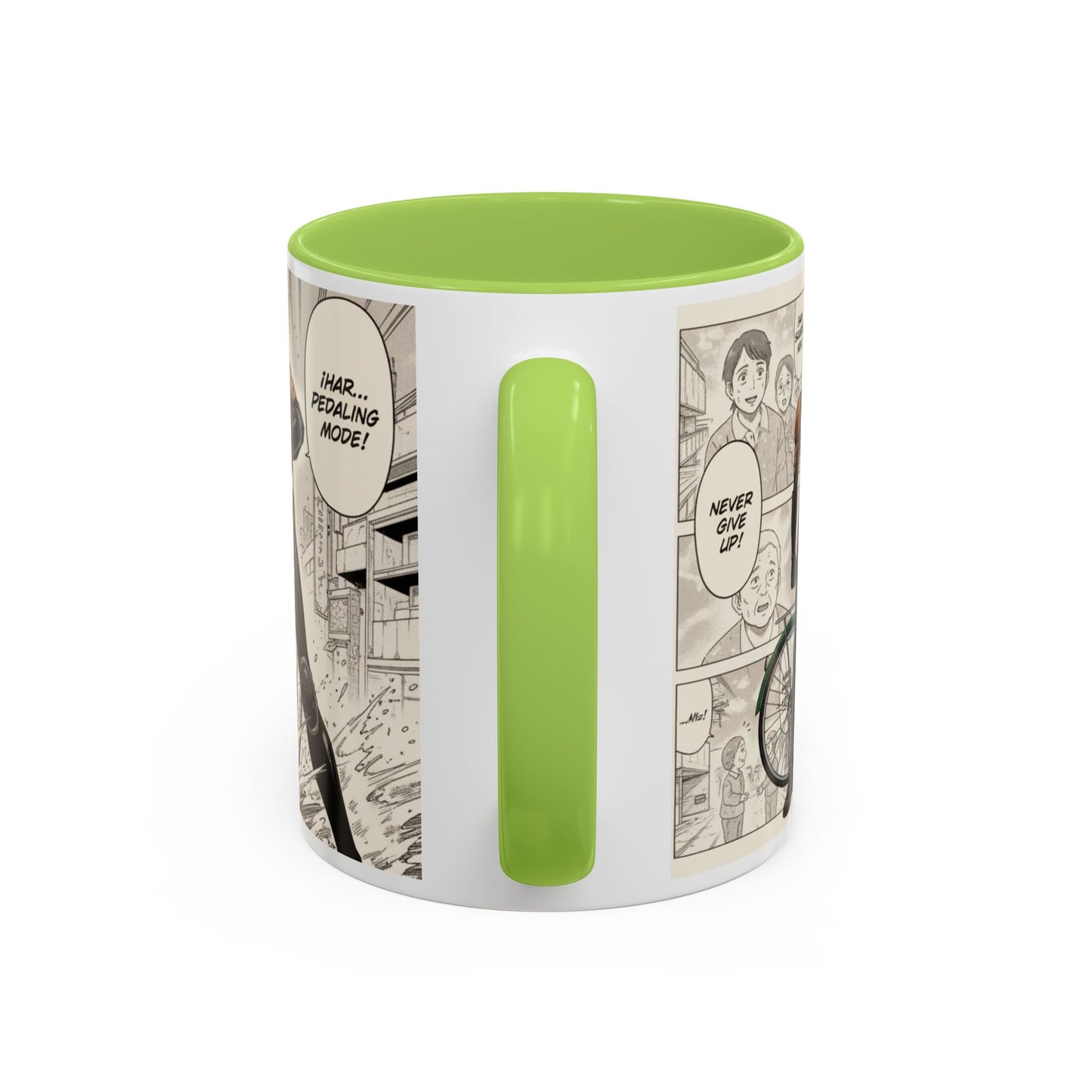 Mumen Rider Comic Panel Coffee Mug  Anime Hero Bike Design (11/15oz)