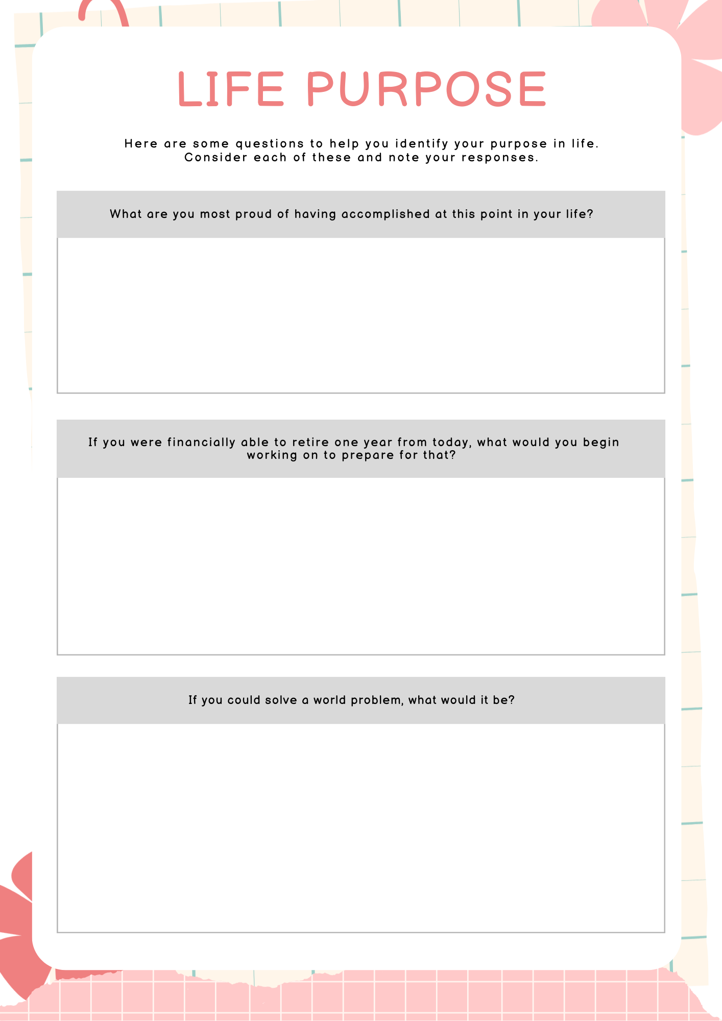 Find Your Passion Planner | Digital Download