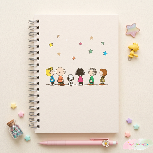 Kawaii Peanuts Gang Notebook | A5 (5.82 x 8.26 in)
