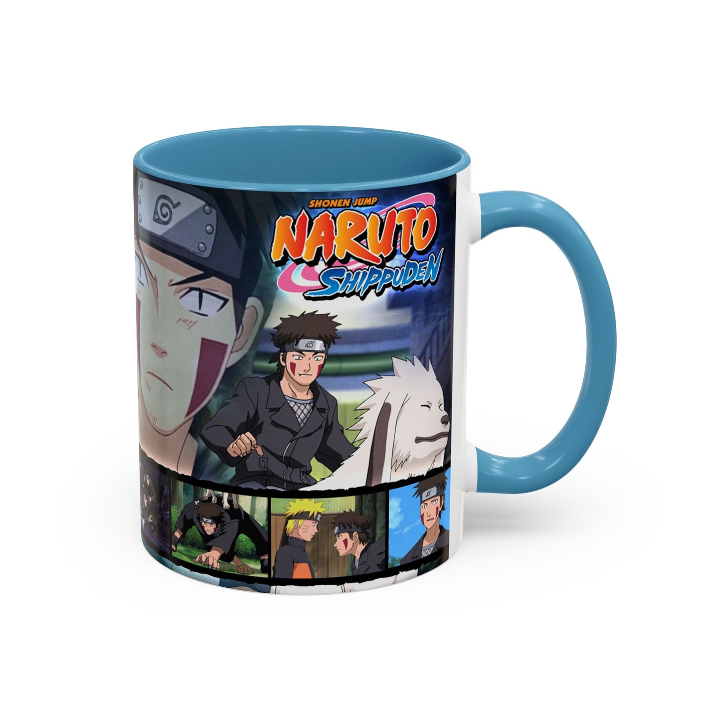 Kiba Collage Coffee Mug | Naruto Shippuden Design (11/15oz)