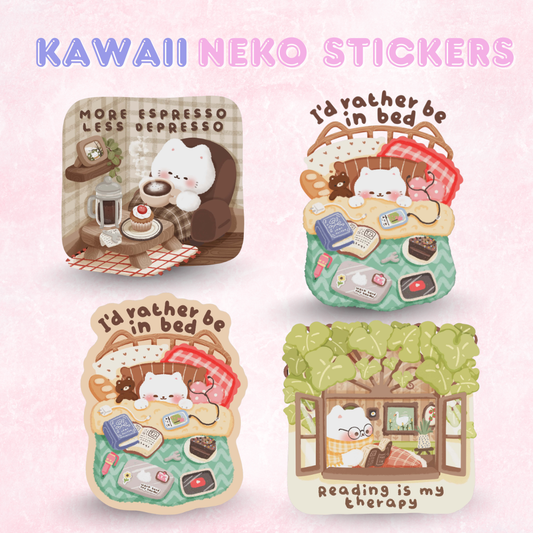 Kawaii Neko Stickers