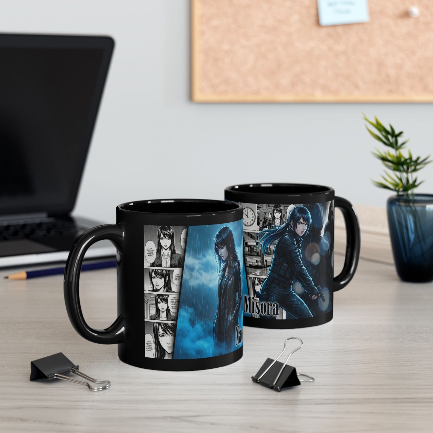 Naomi Misora Death Note Mug - Anime Detective Noir Coffee Cup (11oz, 15oz)
