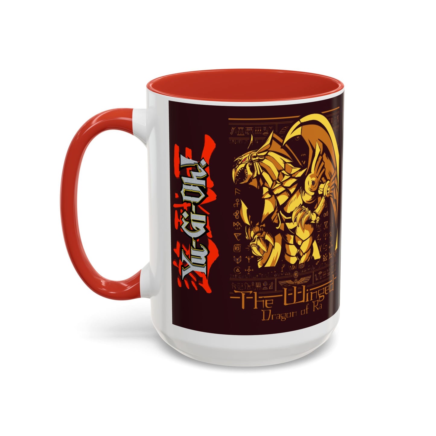 Yu-Gi-Oh! Art Accent Coffee Mug | Pharaonic and Shadi Design (11/15oz)