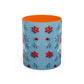 Santa Snowflake Pattern Mug | Accent Coffee Mug