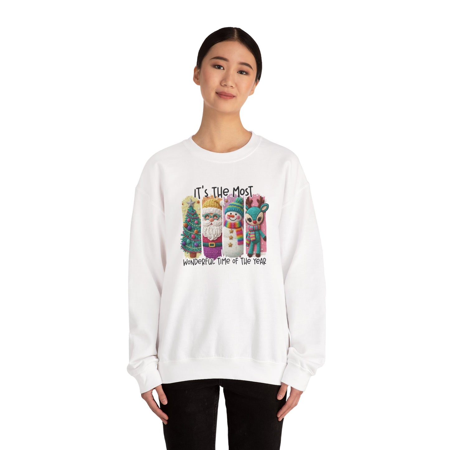 Whimsical Christmas Characters Tee | Santa Snowman Reindeer Holiday Shirt
