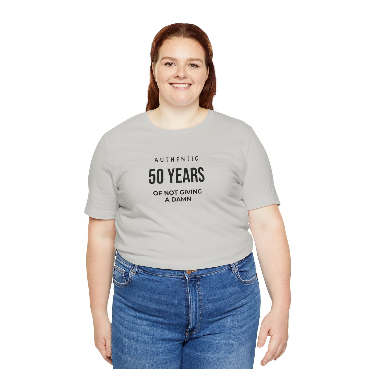 Customized Authentic 50 Years Of Not Giving A Damn T-Shirt | 50th Birthday Tee