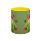 Green Knit Santa Mug | Accent Coffee Mug