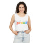 loud and proud! rainbow text Tank Top | Pride LGBTQ+ apparel