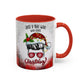 Just a Girl Who Loves Christmas Skull Mug | Accent Coffee Mug 11oz/15oz