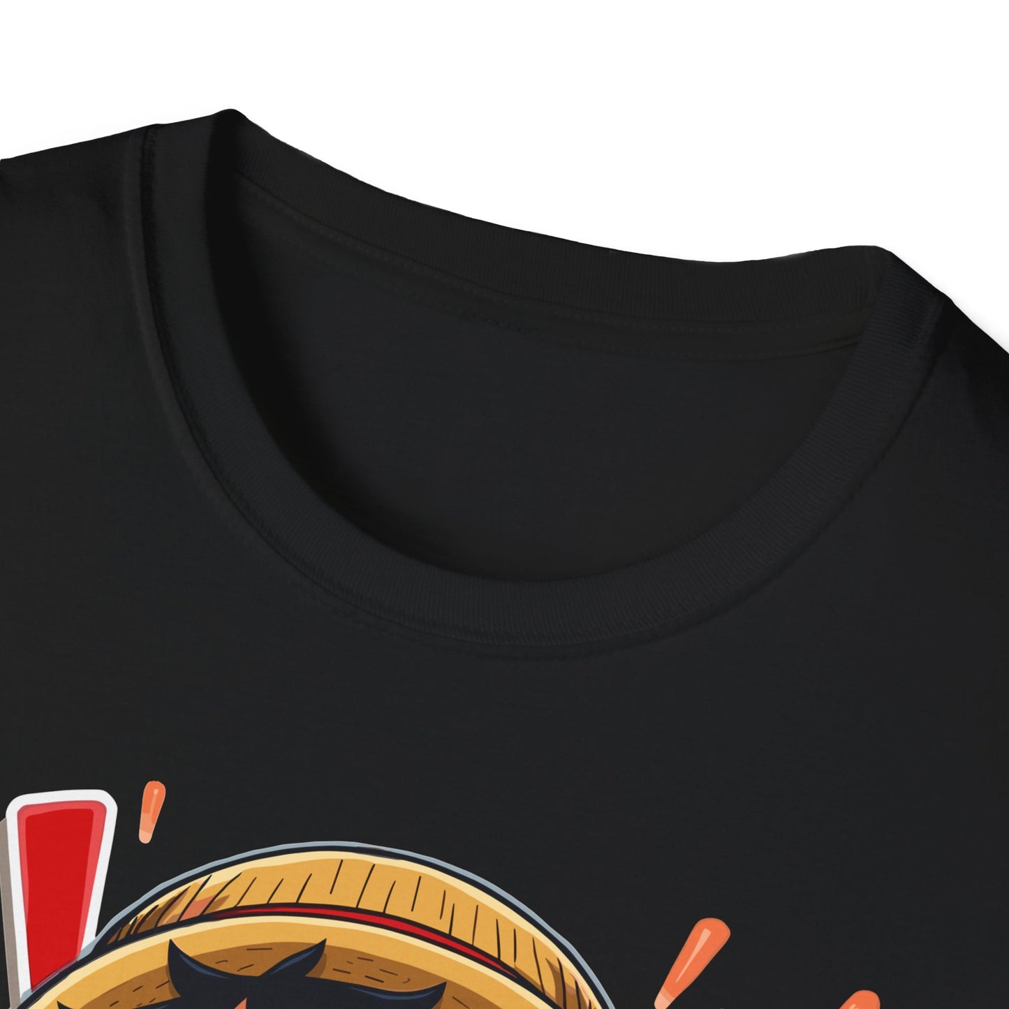 Luffy Graphic T-Shirt | Chibi Straw Hat Pirate Anime Tee| Le Paperie Co