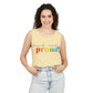 loud and proud! rainbow text Tank Top | Pride LGBTQ+ apparel