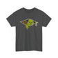 Grumpy Green Monster Peeking Tee | "Ew People" graphic