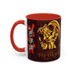 Yu-Gi-Oh! Art Accent Coffee Mug | Pharaonic and Shadi Design (11/15oz)