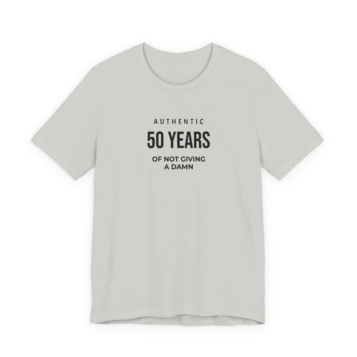 Customized Authentic 50 Years Of Not Giving A Damn T-Shirt | 50th Birthday Tee