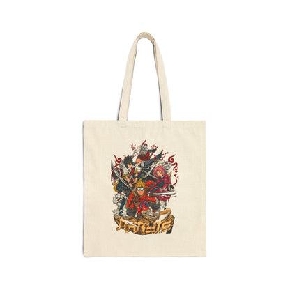 Team 7 with Naruto Art Tote Bag | Naruto Inspired Tote Bag