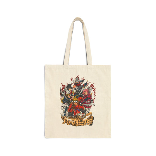 Team 7 with Naruto Art Tote Bag | Naruto Inspired Tote Bag