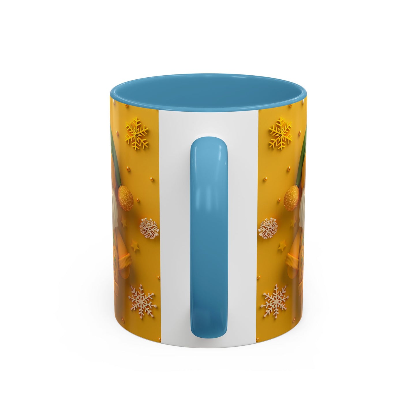 Yellow Sweater Santa Mug | Accent Coffee Mug