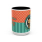 Kawaii Princess Girl Illustration Mug | Accent Coffee Mug 11oz 15oz