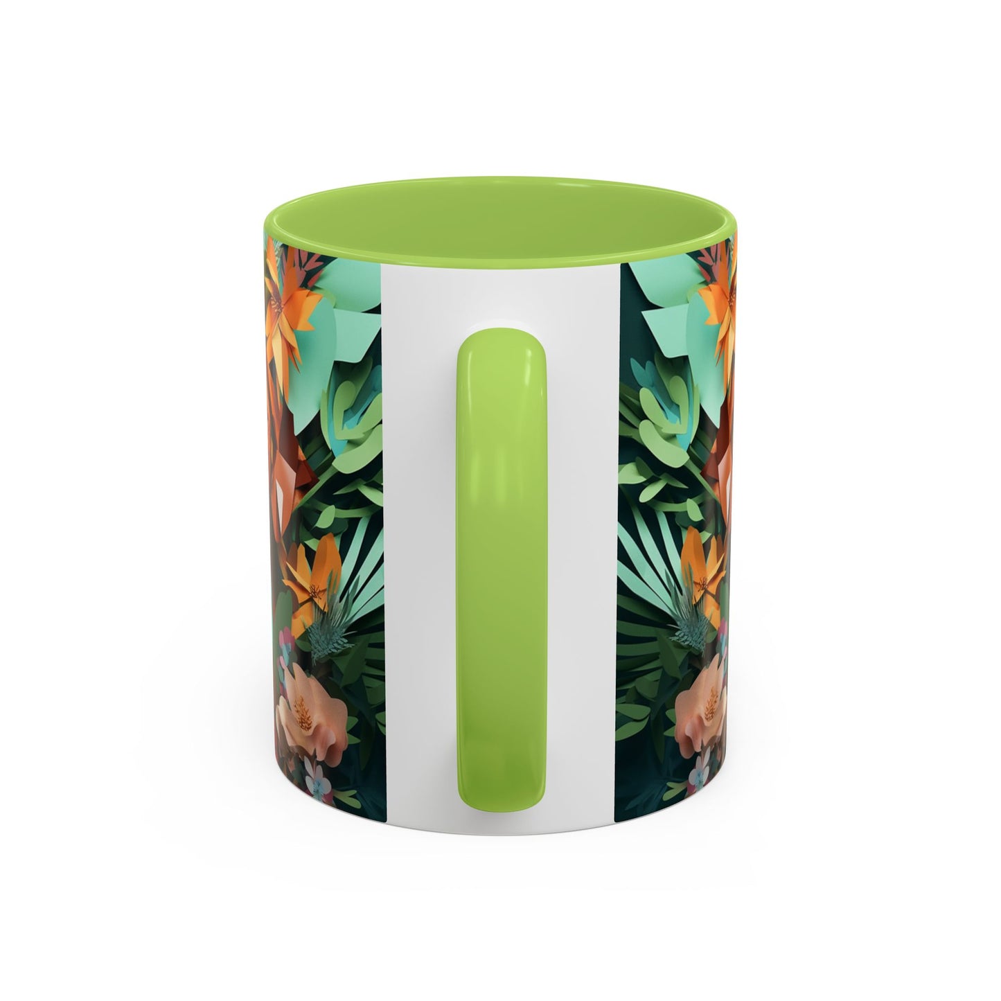 Vizsla Floral Accent Coffee Mug — Dog Portrait Botanical 11/15oz