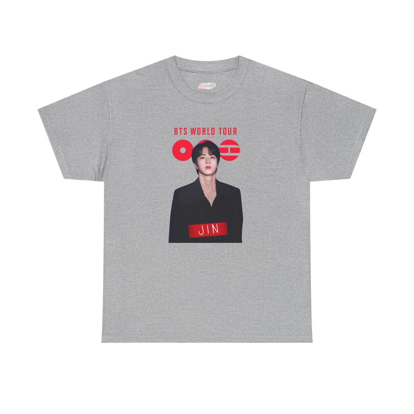 BTS World Tour Jin Photo Tee | K-Pop Band Shirt