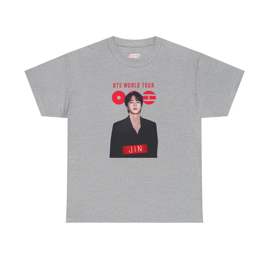 BTS World Tour Jin Photo Tee | K-Pop Band Shirt