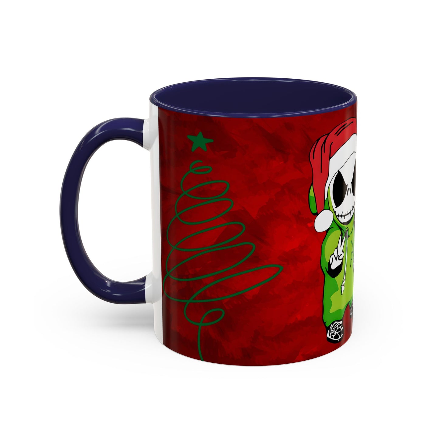 Grinch Jack Skellington Christmas Mug | Accent Coffee Mug