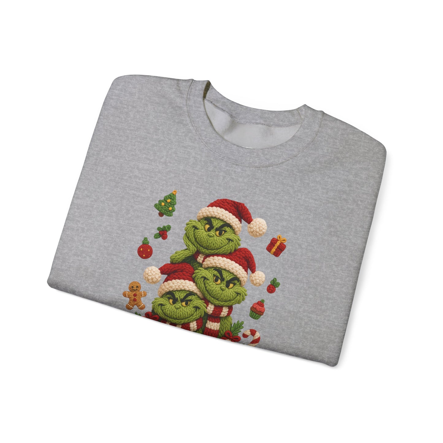Grinch Family Christmas Tee | Cute Holiday Santa Grinches, Presents, Cookies