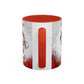 Just a Girl Who Loves Christmas Skull Mug | Accent Coffee Mug 11oz/15oz