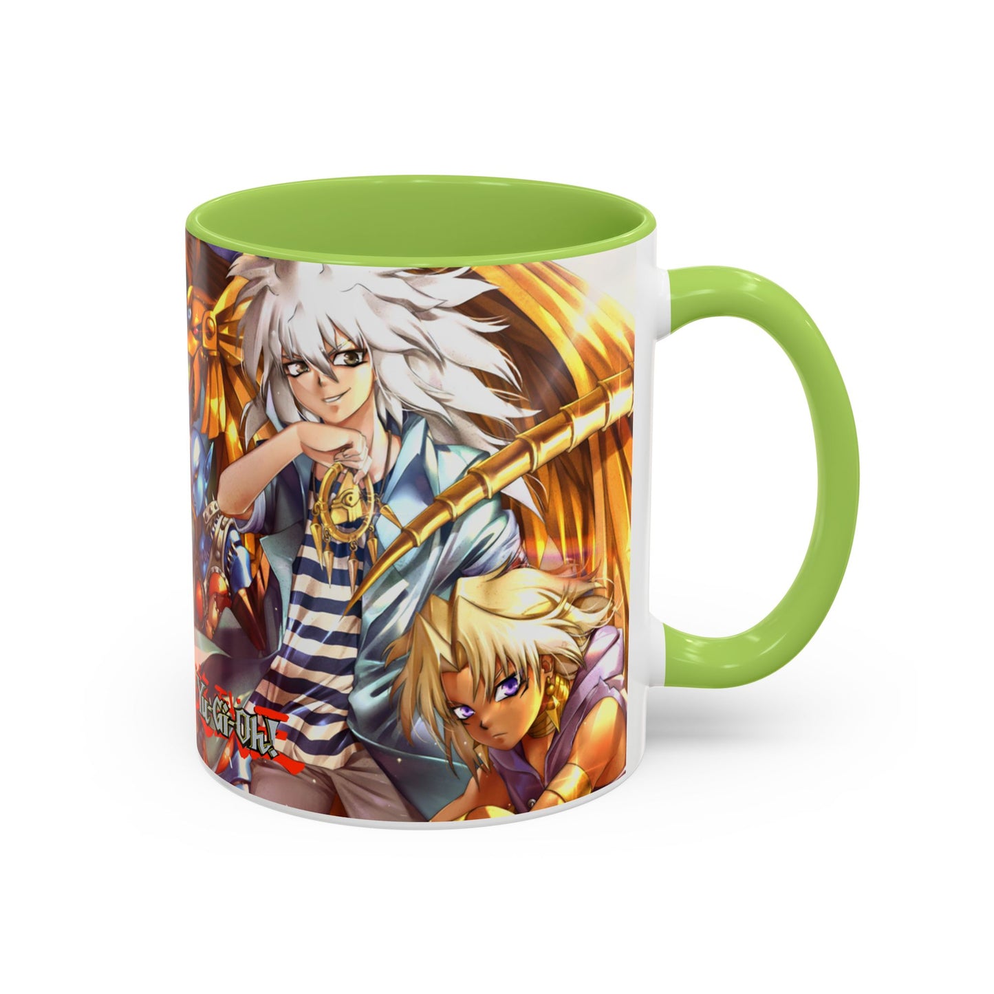 Yu-Gi-Oh! Art Accent Coffee Mug | Pharaonic and Shadi Design (11/15oz)