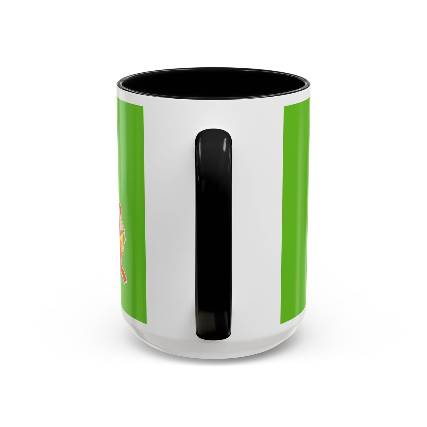 Grinch Character with Poop Present Mug | Accent Coffee Mug