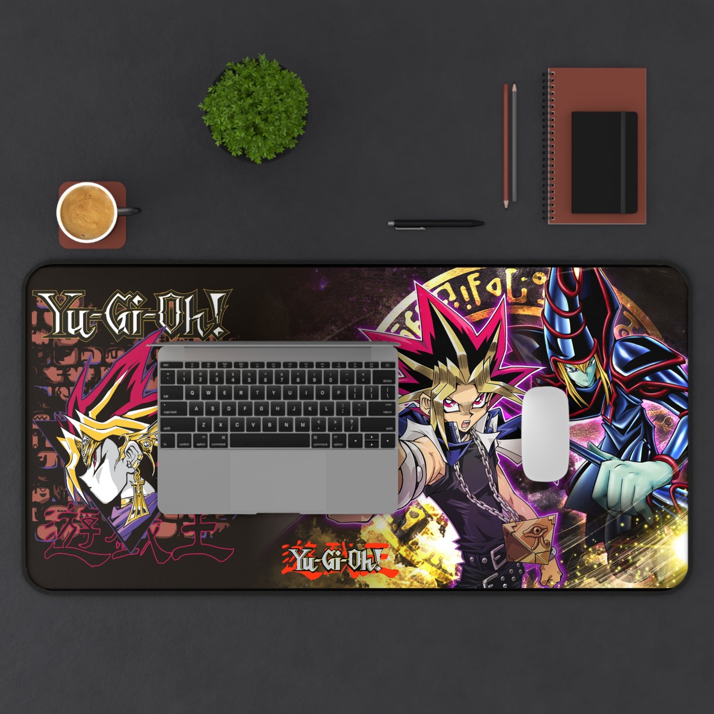 Yu-Gi-Oh! Duelist Desk Mat | Yugi & Dark Magician Gaming Mouse Pad