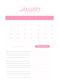 Pink Cat Inspired 2026 Planner | Digital Download