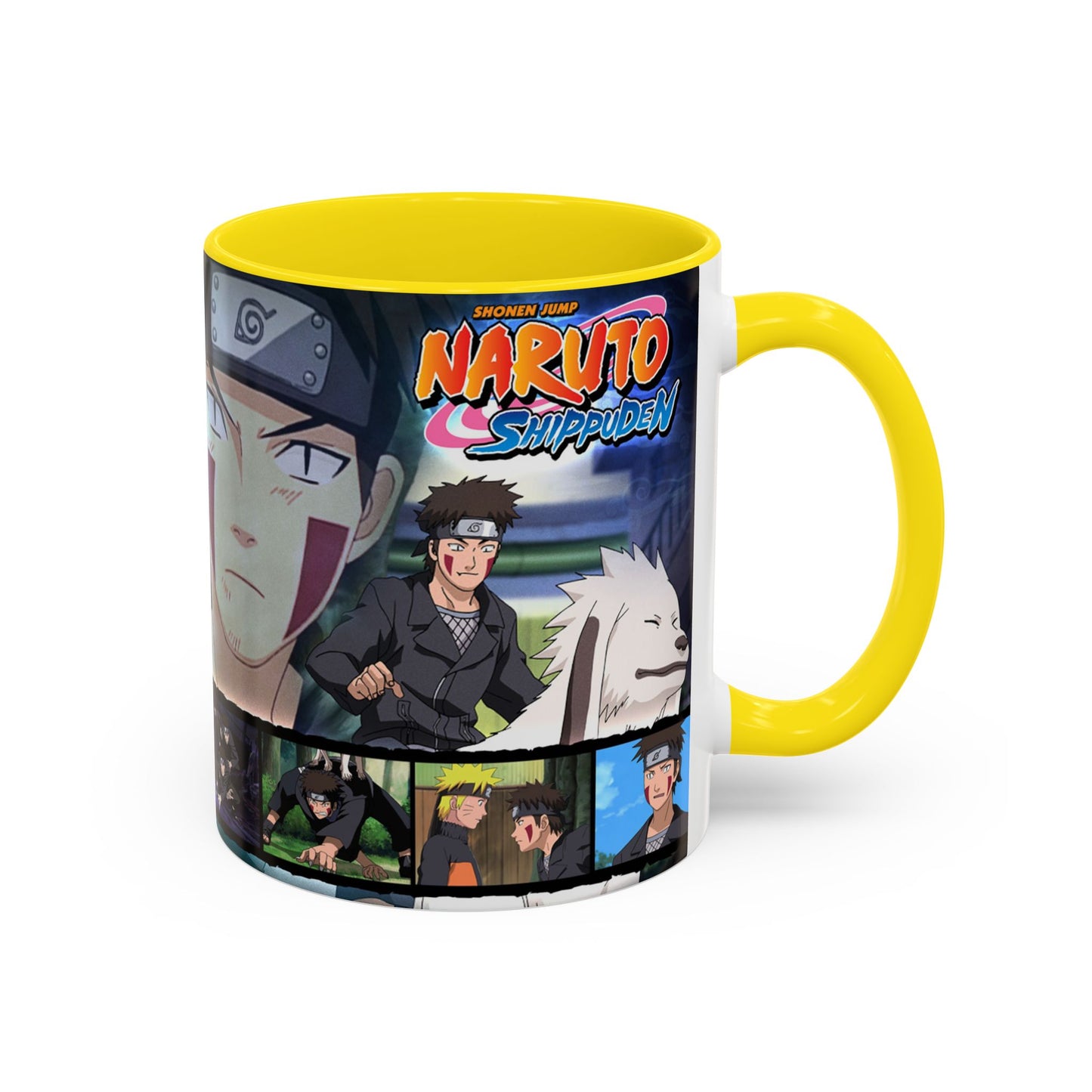 Kiba Collage Coffee Mug | Naruto Shippuden Design (11/15oz)