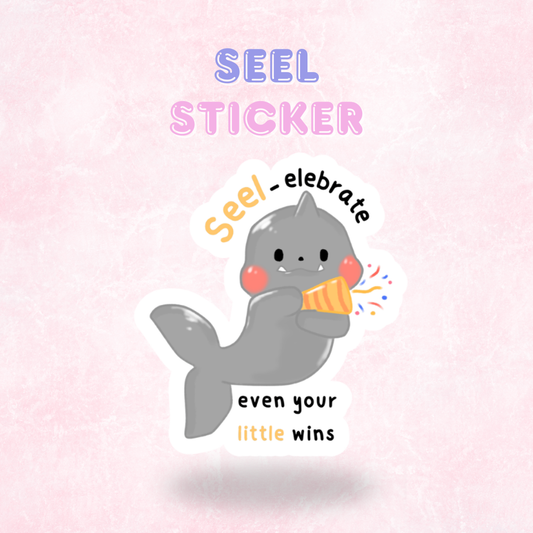 Seel Inspired Pokemon Quote Sticker/Decal