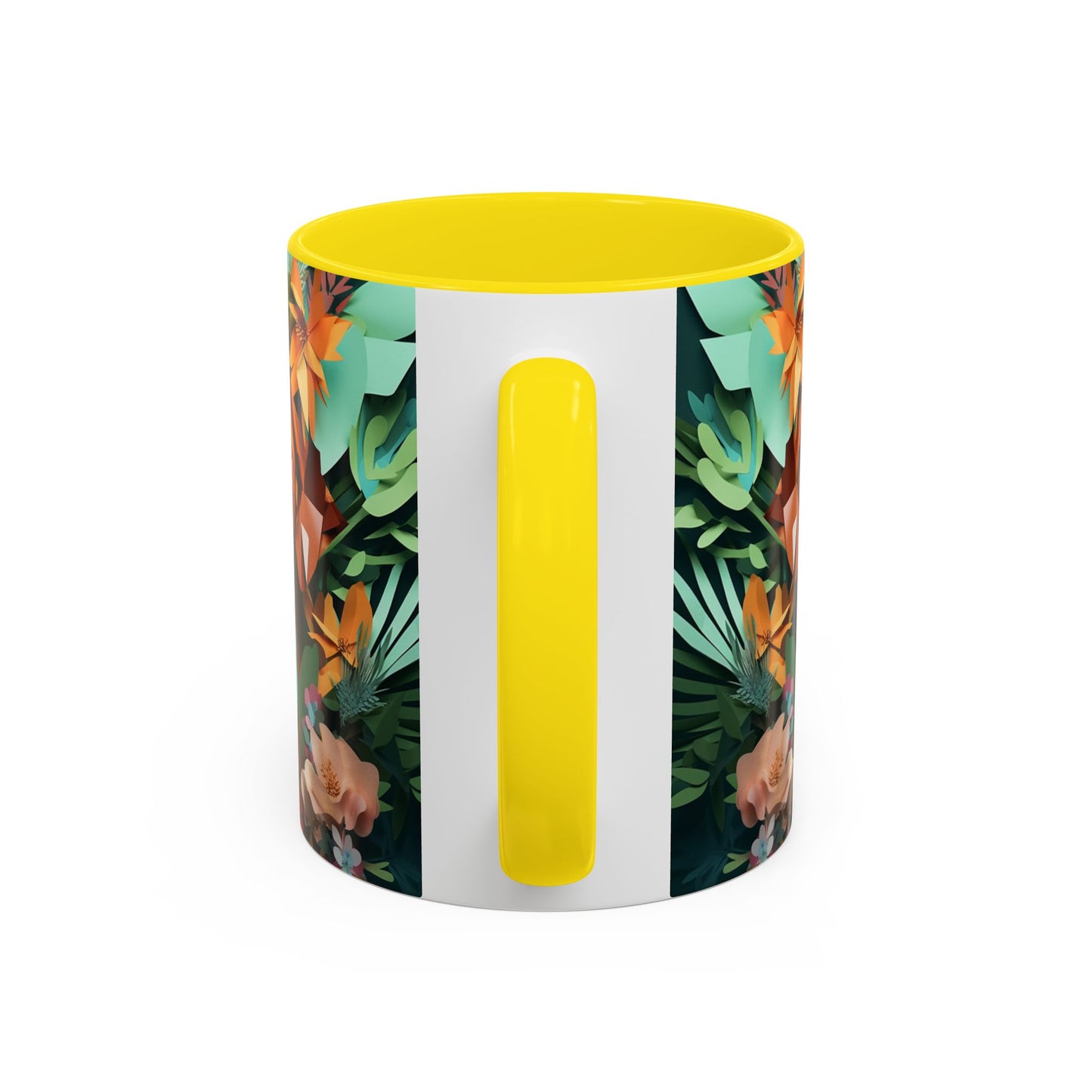 Vizsla Floral Accent Coffee Mug — Dog Portrait Botanical 11/15oz