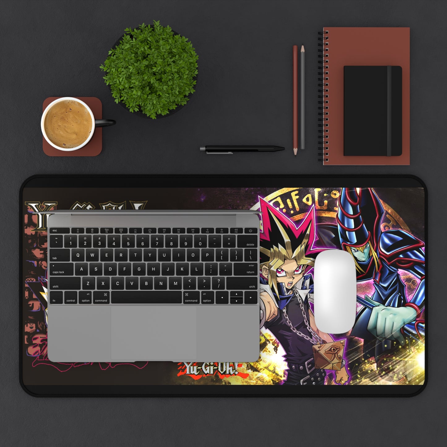 Yu-Gi-Oh! Duelist Desk Mat | Yugi & Dark Magician Gaming Mouse Pad