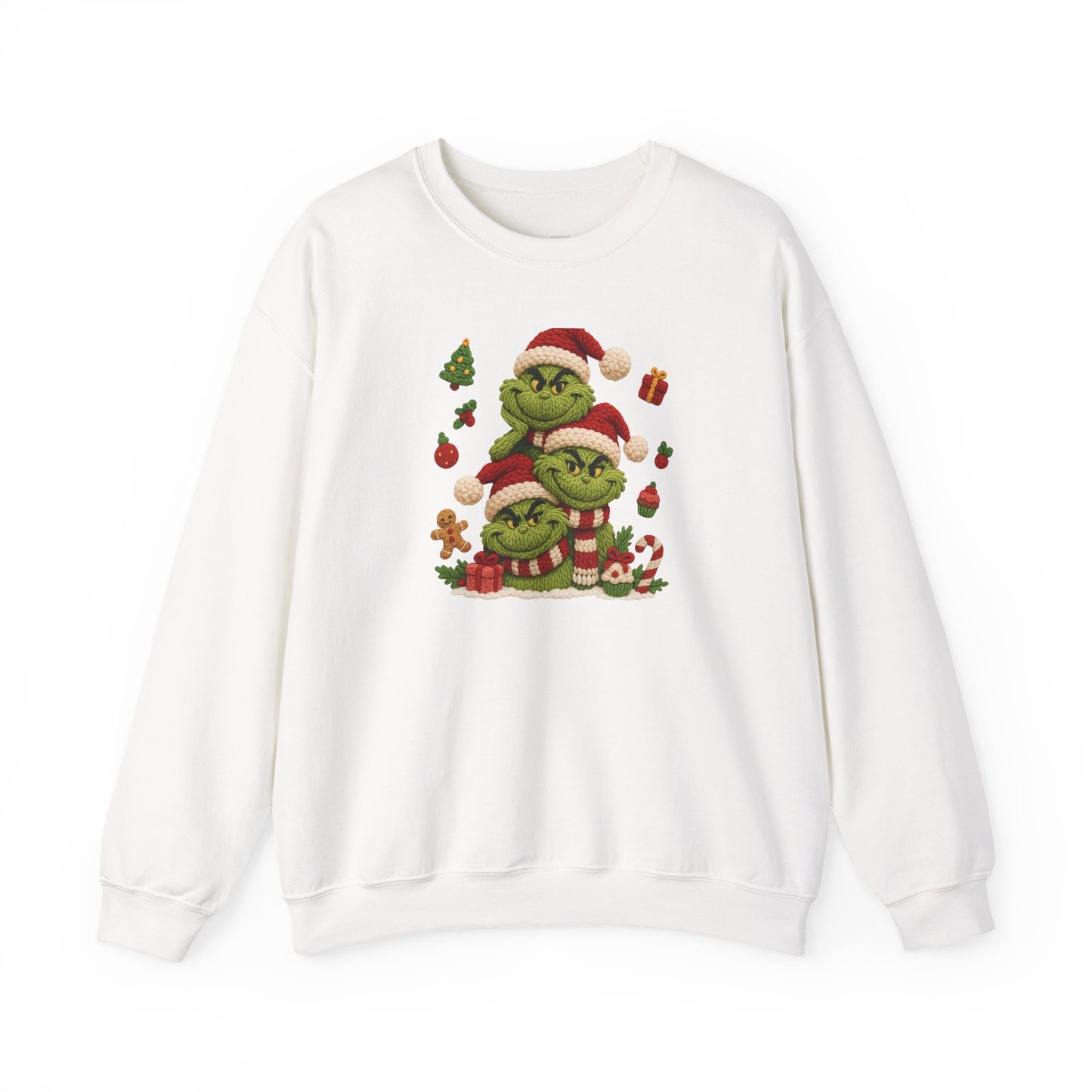 Grinch Family Christmas Tee | Cute Holiday Santa Grinches, Presents, Cookies