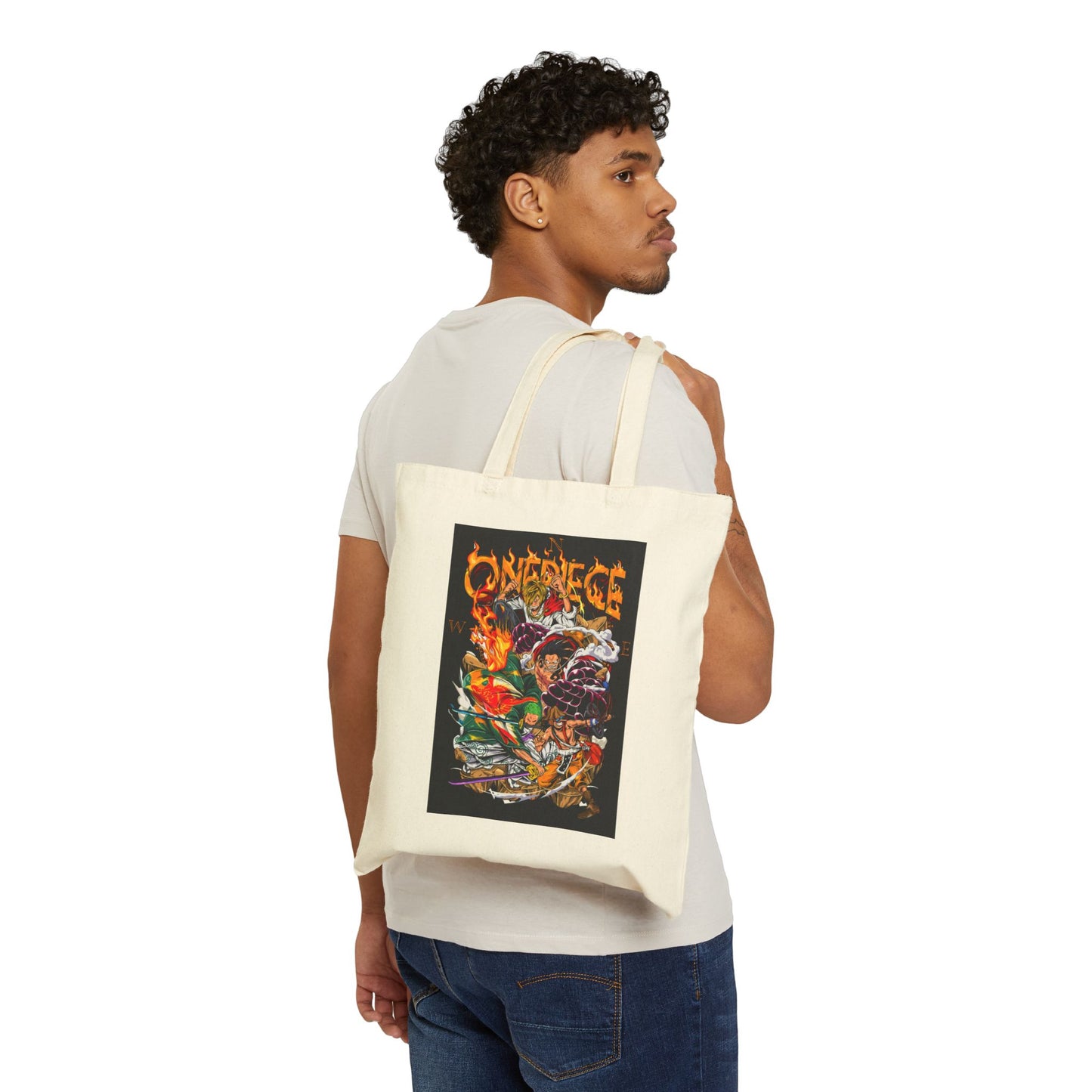 Luffy Art Tote Bag | One Piece Inspired Tote Bag