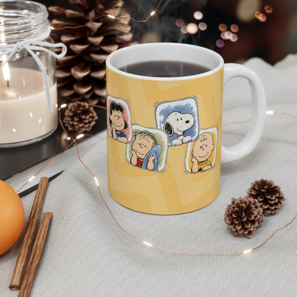 Snoopy and Woodstock Mug | 11oz Ceramic Coffee Cup