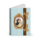Vintage Frame Princess Spiral Notebook | Ruled Journal