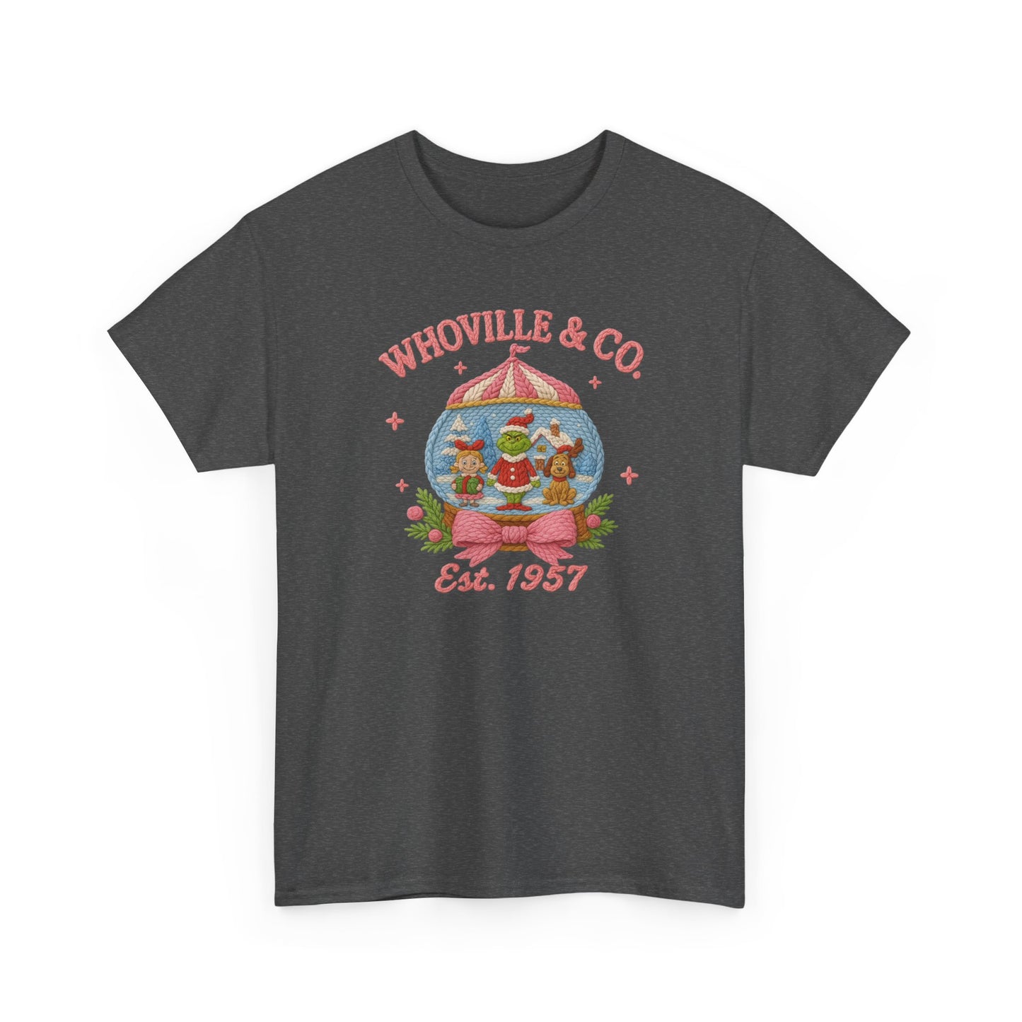 Whoville Snow Globe tee | Christmas Dr. Seuss inspired shirt, holiday village design