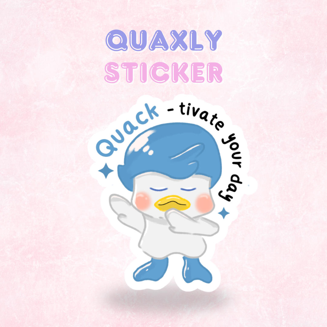 Quaxly Inspired Pokemon Quote Sticker/Decal