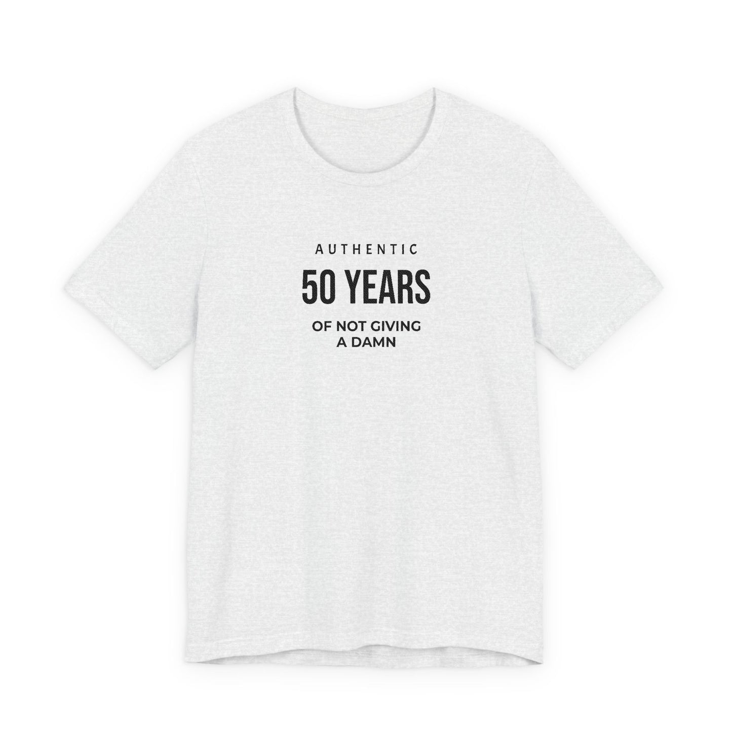 Customized Authentic 50 Years Of Not Giving A Damn T-Shirt | 50th Birthday Tee