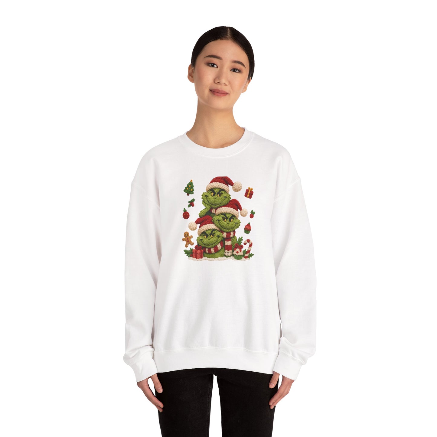 Grinch Family Christmas Tee | Cute Holiday Santa Grinches, Presents, Cookies