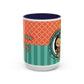 Kawaii Princess Girl Illustration Mug | Accent Coffee Mug 11oz 15oz
