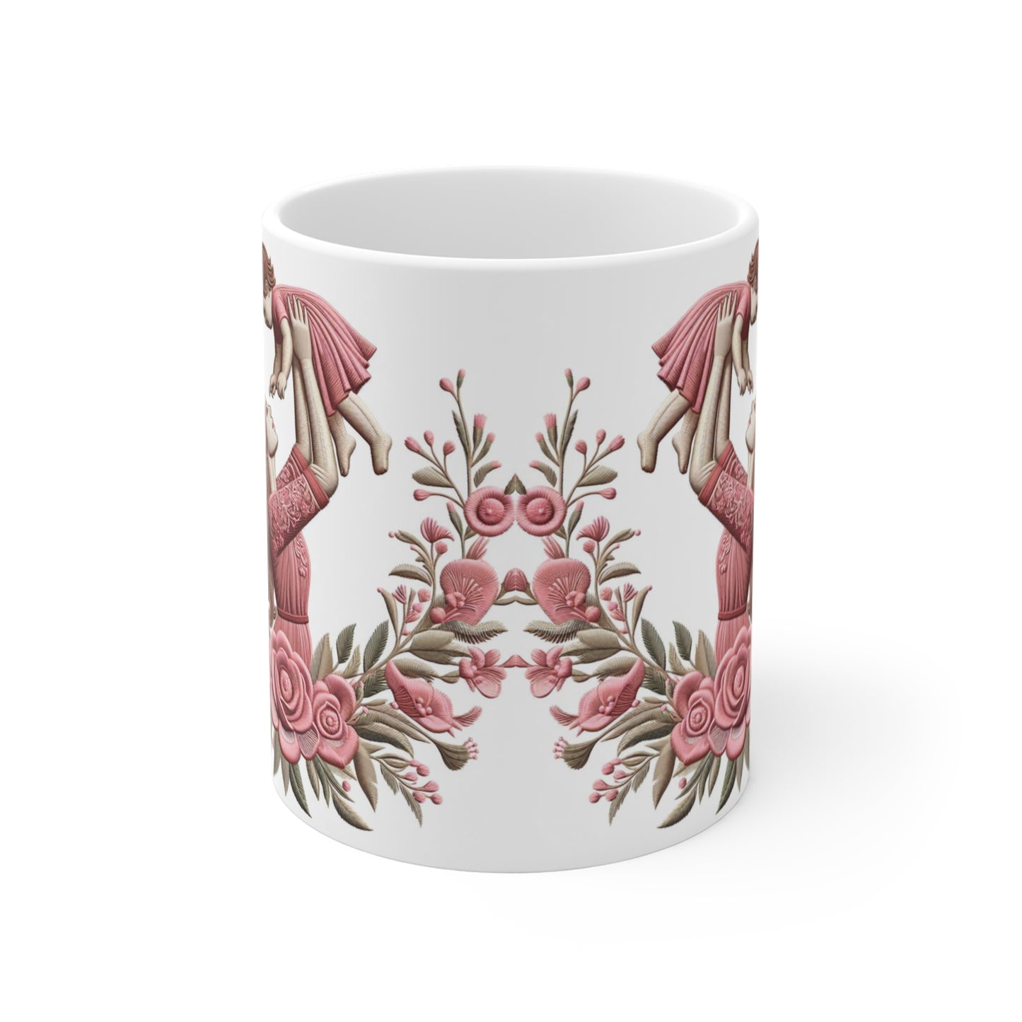 Mama and Baby Floral Mug – Mom and Baby Love 11oz Ceramic Coffee Cup
