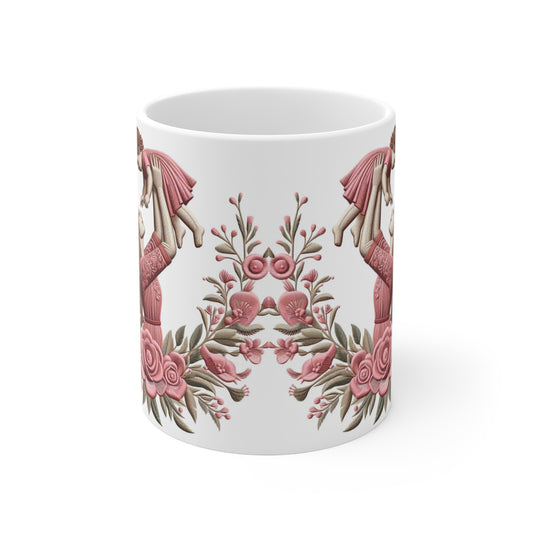 Mama and Baby Floral Mug – Mom and Baby Love 11oz Ceramic Coffee Cup